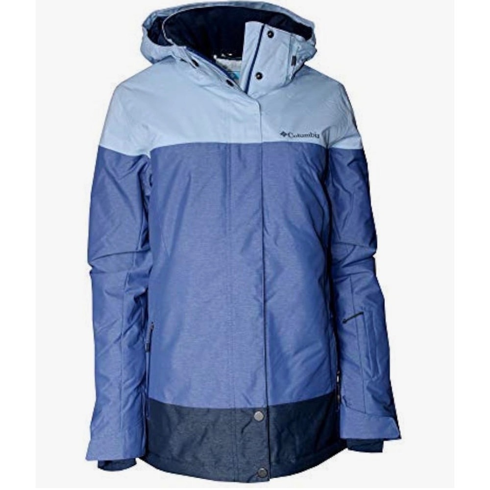 Columbia Snowshoe Mnt Omni Heat Ski Jacket Womens XL Colorblock Waterproof